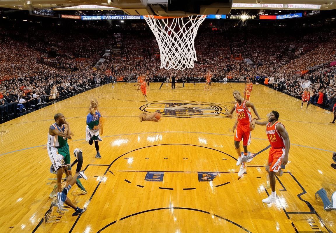 2008年NBA火箭勇士巅峰对决：姚麦联手对决库里，火花四溅！